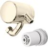 imageDelta Faucet 5Setting H2Okinetic Shower Head Oil Rubbed Bronze with Clarifi Premium Shower Filter Attachment with FilterPolished Nickel
