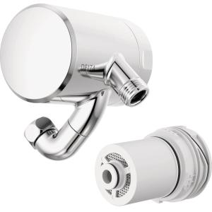 imageDelta Faucet 5Setting H2Okinetic Shower Head Oil Rubbed Bronze with Clarifi Premium Shower Filter Attachment with FilterChrome