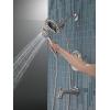 imageDelta Faucet Linden 17 Series DualFunction Tub and Shower Trim Kit Shower Faucet with 4Spray In2ition 2in1 Dual Hand Held Shower Head with Hose Venetian Bronze T17494RBI Valve Not IncludedStainless