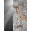 imageDelta Faucet Linden 17 Series DualFunction Tub and Shower Trim Kit Shower Faucet with 4Spray In2ition 2in1 Dual Hand Held Shower Head with Hose Venetian Bronze T17494RBI Valve Not IncludedChampagne Bronze