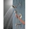 imageDelta Faucet Linden 17 Series DualFunction Tub and Shower Trim Kit Shower Faucet with 4Spray In2ition 2in1 Dual Hand Held Shower Head with Hose Venetian Bronze T17494RBI Valve Not IncludedStainless