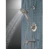 imageDelta Faucet Linden 17 Series DualFunction Tub and Shower Trim Kit Shower Faucet with 4Spray In2ition 2in1 Dual Hand Held Shower Head with Hose Venetian Bronze T17494RBI Valve Not IncludedStainless