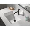 imageDelta Trinsic Touchless 1Hole Bathroom Faucet Touch On Technology Brushed Nickel Trinsic Single Hole Bathroom Sink Faucet with Wheel Handle Metal PushPop Drain Assembly Stainless 558TSSMPUDSTMatte Black