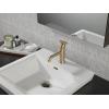 imageDelta Trinsic Touchless 1Hole Bathroom Faucet Touch On Technology Brushed Nickel Trinsic Single Hole Bathroom Sink Faucet with Wheel Handle Metal PushPop Drain Assembly Stainless 558TSSMPUDSTChampagne Bronze