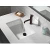 imageDelta Trinsic Touchless 1Hole Bathroom Faucet Touch On Technology Brushed Nickel Trinsic Single Hole Bathroom Sink Faucet with Wheel Handle Metal PushPop Drain Assembly Stainless 558TSSMPUDSTVenetian Bronze