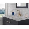 imageDelta Trinsic USpout Centerset Bathroom Faucet Oil Rubbed Bronze 3Hole Bathroom Sink Faucet Metal PushPop Drain Assembly Venetian Bronze 2554RBMPUDSTChampagne Bronze