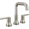 imageDelta Trinsic USpout Widespread Bathroom Faucet Gold 3Hole Bathroom Sink Faucet Metal PushPop Drain Assembly Champagne Bronze 3554CZMPUDSTStainless