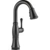 imageDelta Cassidy Brushed Nickel Touch Bar Faucet with Pull Down Sprayer Modern Single Hole Touch On Prep Sink Faucet Single Handle Lumicoat Arctic Stainless 9997TARPRDSTVenetian Bronze
