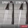 imageDelta Cassidy Brushed Nickel Touch Bar Faucet with Pull Down Sprayer Modern Single Hole Touch On Prep Sink Faucet Single Handle Lumicoat Arctic Stainless 9997TARPRDSTVenetian Bronze