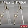 imageDelta Cassidy Brushed Nickel Touch Bar Faucet with Pull Down Sprayer Modern Single Hole Touch On Prep Sink Faucet Single Handle Lumicoat Arctic Stainless 9997TARPRDSTLumicoat Polished Nickel