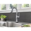 imageDelta Cassidy Brushed Nickel Touch Bar Faucet with Pull Down Sprayer Modern Single Hole Touch On Prep Sink Faucet Single Handle Lumicoat Arctic Stainless 9997TARPRDSTVenetian Bronze