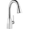imageDelta Faucet Mateo Touch Bar Faucet Brushed Nickel Bar Sink Faucet Single Hole Wet Bar Faucets with Pull Down Sprayer Prep Sink Faucet Delta Touch2O Technology Arctic Stainless 9983TARDSTChrome