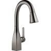 imageDelta Faucet Mateo Touch Bar Faucet Brushed Nickel Bar Sink Faucet Single Hole Wet Bar Faucets with Pull Down Sprayer Prep Sink Faucet Delta Touch2O Technology Arctic Stainless 9983TARDSTBlack Stainless
