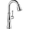 imageDelta Cassidy Brushed Nickel Touch Bar Faucet with Pull Down Sprayer Modern Single Hole Touch On Prep Sink Faucet Single Handle Lumicoat Arctic Stainless 9997TARPRDSTLumicoat Arctic Stainless