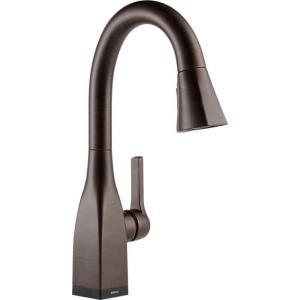 imageDelta Faucet Mateo Touch Bar Faucet Brushed Nickel Bar Sink Faucet Single Hole Wet Bar Faucets with Pull Down Sprayer Prep Sink Faucet Delta Touch2O Technology Arctic Stainless 9983TARDSTVenetian Bronze