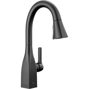 imageDelta Faucet Mateo Touch Bar Faucet Brushed Nickel Bar Sink Faucet Single Hole Wet Bar Faucets with Pull Down Sprayer Prep Sink Faucet Delta Touch2O Technology Arctic Stainless 9983TARDSTMatte Black