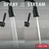 imageDelta Faucet Renaldi Touchless Bar Faucet with Touch Technology Bar Sink Faucet Single Hole Matte Black Wet Bar Faucets Prep Sink Faucet Faucet for Bar Sink Matte Black 9984TLBLDST