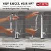 imageDelta Faucet Monrovia Touchless Bar Faucet with Touch Technology Brushed Nickel Pull Down Prep Sink Faucet Lumicoat Arctic Stainless 9991TLARPRDSTLumicoat Chrome