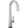 imageDelta Faucet Monrovia Touchless Bar Faucet with Touch Technology Brushed Nickel Pull Down Prep Sink Faucet Lumicoat Arctic Stainless 9991TLARPRDSTLumicoat Arctic Stainless