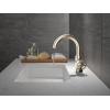 imageDelta Trinsic High Arc 1Hole Bathroom Faucet with Wheel Handle Polished Nickel Single Hole Bathroom Sink Faucet PushPop Drain Assembly Polished Nickel 558HARPNDSTBrilliance Polished Nickel