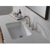 imageDelta Trinsic High Arc Widespread Bathroom Faucet with Wheel Handle Polished Nickel 3Hole Bathroom Sink Faucet Metal PushPop Drain Assembly Polished Nickel 3558PNMPUDSTStainless
