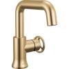 imageDelta Trinsic USpout 1Hole Bathroom Faucet with Wheel Handle Gold Single Hole Bathroom Sink Faucet Metal PushPop Drain Assembly Champagne Bronze 5547HARCZDSTChampagne Bronze