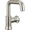 imageDelta Trinsic USpout 1Hole Bathroom Faucet with Wheel Handle Gold Single Hole Bathroom Sink Faucet Metal PushPop Drain Assembly Champagne Bronze 5547HARCZDSTBrilliance Stainless