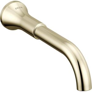 imageDelta Trinsic Wall Mount Bathroom Faucet 3 Hole Oil Rubbed Bronze Bathroom Sink Faucet for Wall Venetian Bronze T3554LFRBLHPWL Valve and Handles Not IncludedBrilliance Polished Nickel