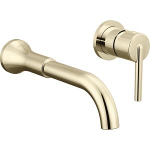imageDelta Trinsic Wall Mount Bathroom Faucet Polished Nickel Bathroom Sink Faucet Polished Nickel T3559LFPNWL